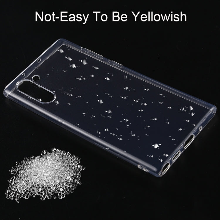 0.75mm Ultrathin Transparent TPU Soft Protective Case for Galaxy Note 10