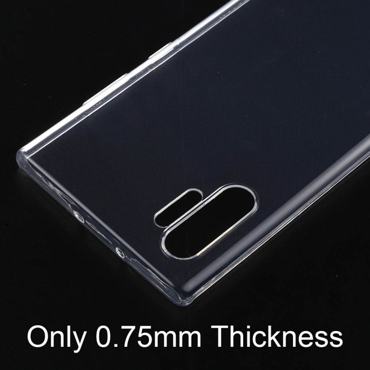 0.75mm Ultrathin Transparent TPU Soft Protective Case for Galaxy Note 10 Pro