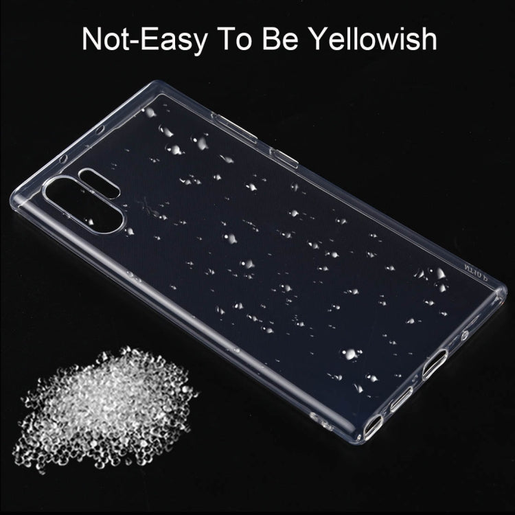 0.75mm Ultrathin Transparent TPU Soft Protective Case for Galaxy Note 10 Pro