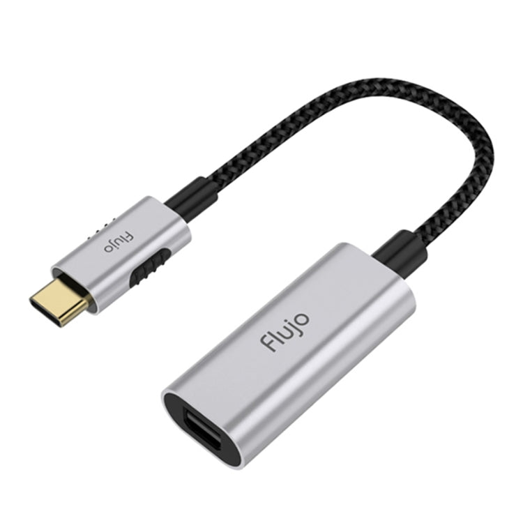 Flujo X32 USB-C / Type-C to Mini DP Female Adapter Nylon Braided Cable, Cable Length: 15cm