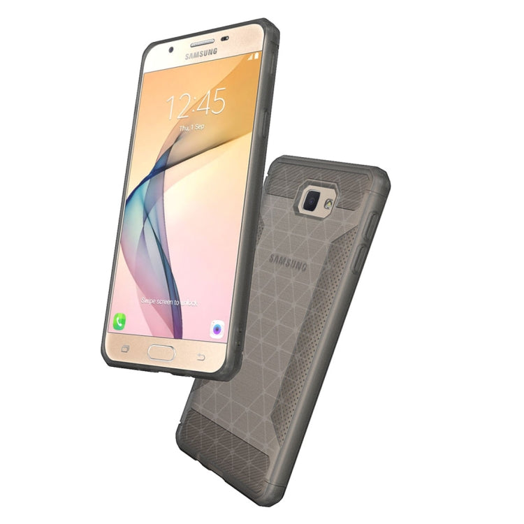 For Galaxy J5 Prime TPU Frosted Anti-slip Protective Back Cover Case