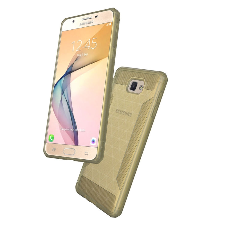 For Galaxy J5 Prime TPU Frosted Anti-slip Protective Back Cover Case