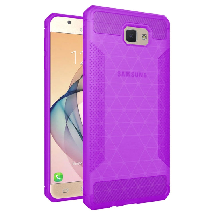 For Galaxy J7 Prime TPU Frosted Anti-slip Protective Back Cover Case