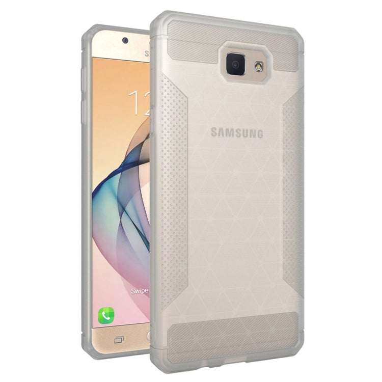 For Galaxy J7 Prime TPU Frosted Anti-slip Protective Back Cover Case
