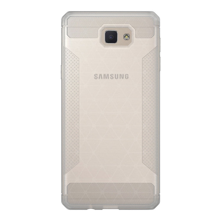 For Galaxy J7 Prime TPU Frosted Anti-slip Protective Back Cover Case