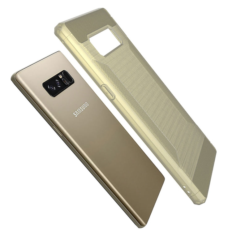 For Galaxy Note 8 TPU Frosted Anti-slip Protective Back Cover Case