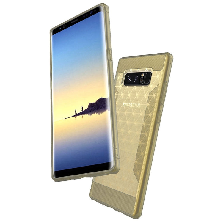 For Galaxy Note 8 TPU Frosted Anti-slip Protective Back Cover Case