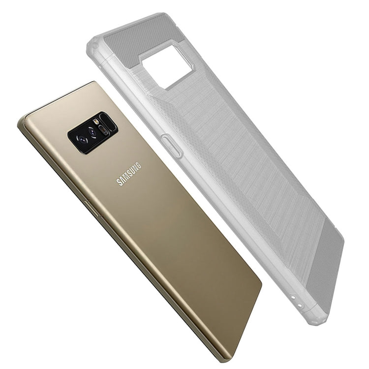 For Galaxy Note 8 TPU Frosted Anti-slip Protective Back Cover Case