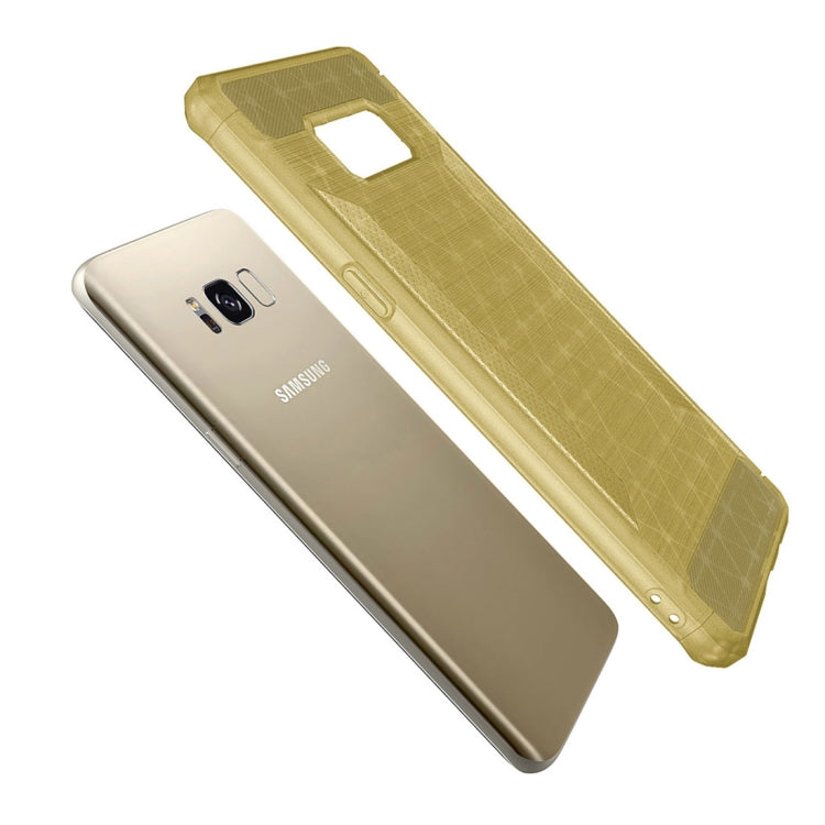 For Galaxy S8 TPU Frosted Anti-slip Protective Back Cover Case