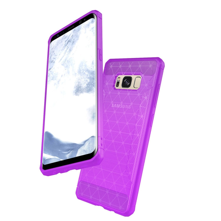 For Galaxy S8+ / G9550 TPU Frosted Anti-slip Protective Back Cover Case