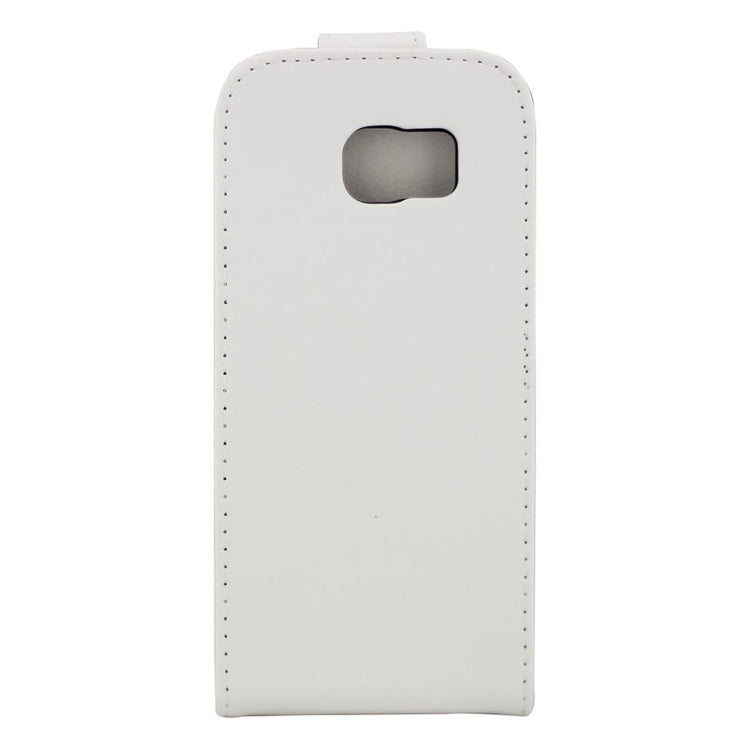 For Galaxy S7 Edge / G935 Plain Texture Vertical Flip Leather Case Waist Bag with Magnetic Buckle & Card Slot