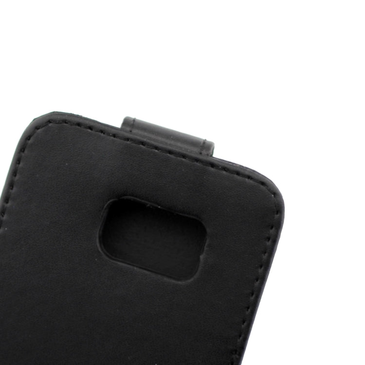 For Galaxy S7 / G930 Plain Texture Vertical Flip Leather Case Waist Bag with Magnetic Buckle & Card Slot
