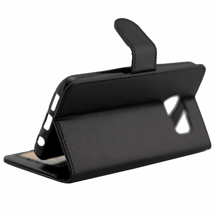 For Galaxy S7 Edge / G935 Crazy Horse Texture Horizontal Flip Magnetic Snap Leather Case with Adjustable Holder & Card Slots & Photo Frame & Wallet