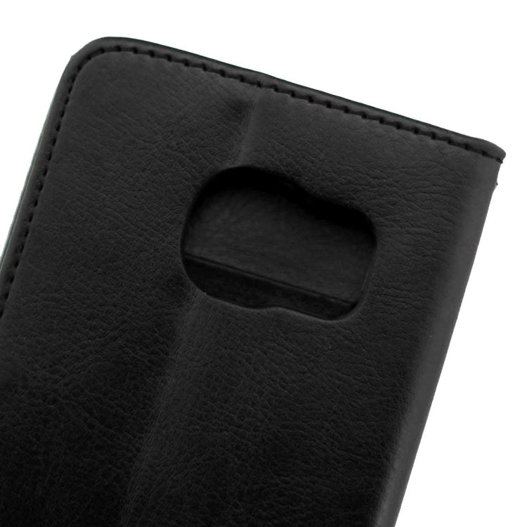 For Galaxy S7 Edge / G935 Crazy Horse Texture Horizontal Flip Magnetic Snap Leather Case with Adjustable Holder & Card Slots & Photo Frame & Wallet