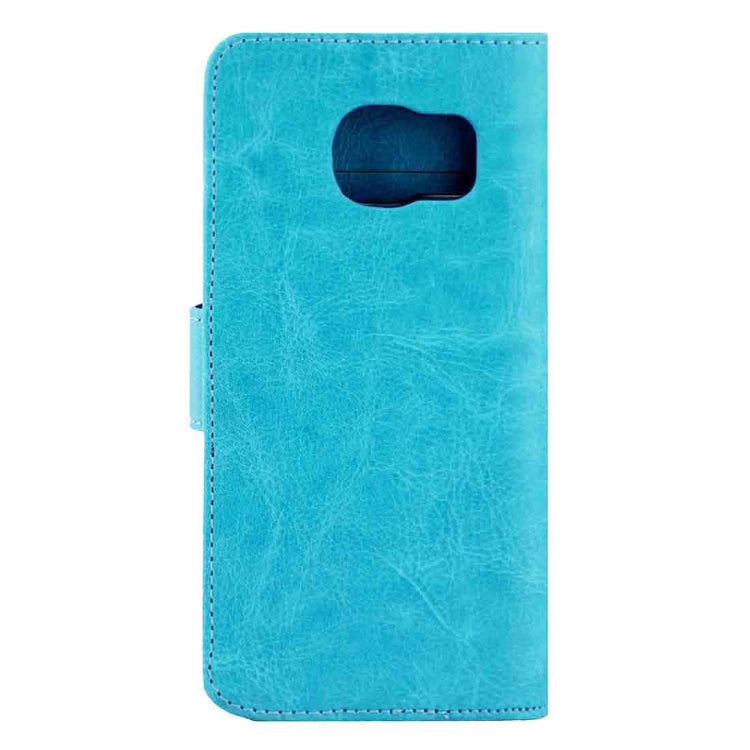 For Galaxy S7 Edge / G935 Crazy Horse Texture Horizontal Flip Magnetic Snap Leather Case with Adjustable Holder & Card Slots & Photo Frame & Wallet