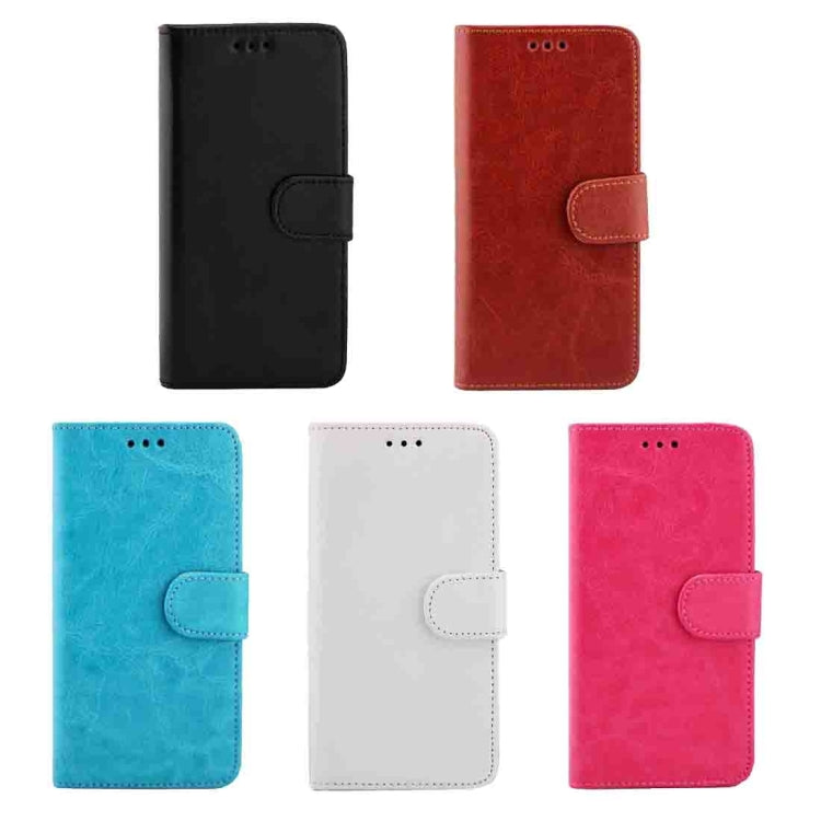 For Galaxy S7 / G930 Crazy Horse Texture Horizontal Flip Magnetic Snap Leather Case with Adjustable Holder & Card Slots & Photo Frame & Wallet