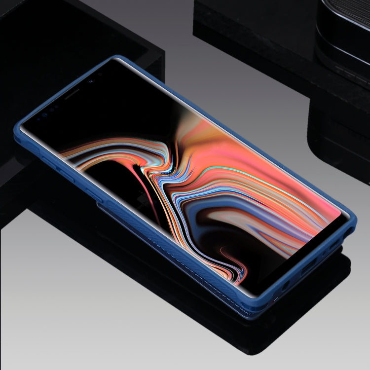 Vertical Flip Fashion Shockproof Leather Case for Galaxy Note9, with Holder & Photo Frame & Card Slots & Lanyard