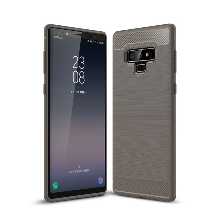 Brushed Texture Carbon Fiber Shockproof TPU Case for Galaxy Note 9