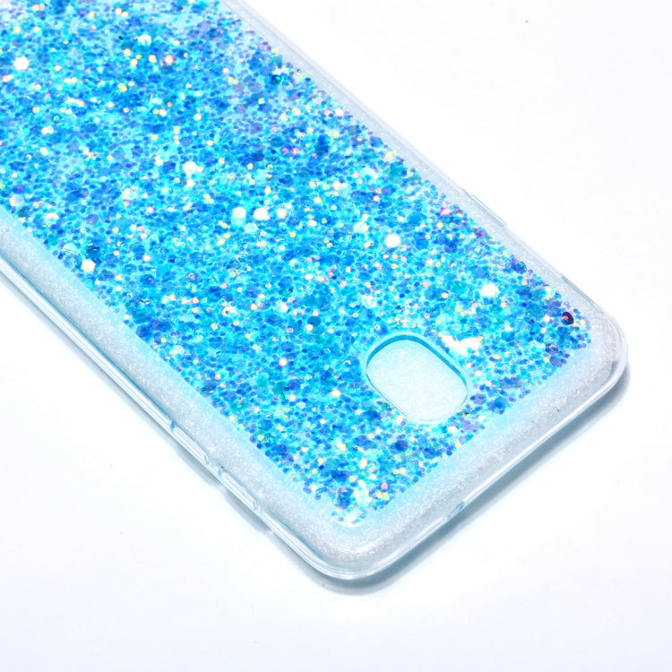 Colorful Glitter Powder Style Protective Soft Cover for Galaxy J7