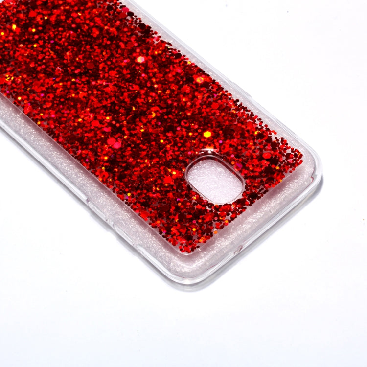 Colorful Glitter Powder Style Protective Soft Cover for Galaxy J3 (2018)