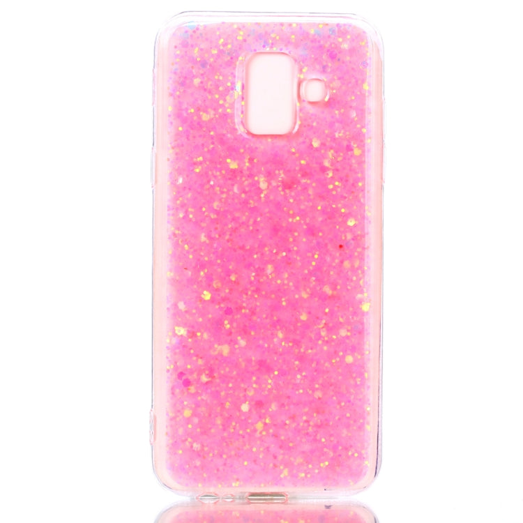 Colorful Glitter Powder Style Protective Soft Cover for Galaxy A6 (2018)