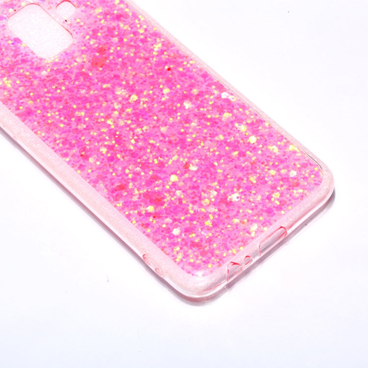 Colorful Glitter Powder Style Protective Soft Cover for Galaxy A6 (2018)