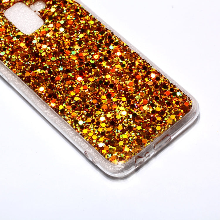 Colorful Glitter Powder Style Protective Soft Cover for Galaxy A6 (2018)