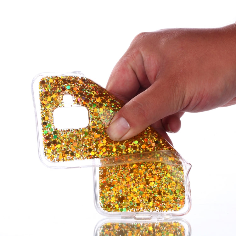 Colorful Glitter Powder Style Protective Soft Cover for Galaxy A6 (2018)