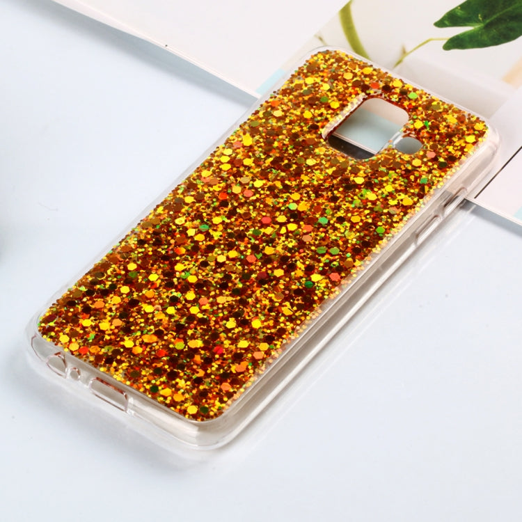 Colorful Glitter Powder Style Protective Soft Cover for Galaxy A6 (2018)