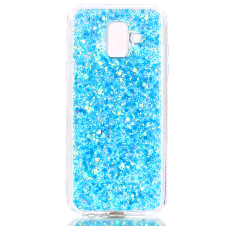 Colorful Glitter Powder Style Protective Soft Cover for Galaxy A6 (2018)