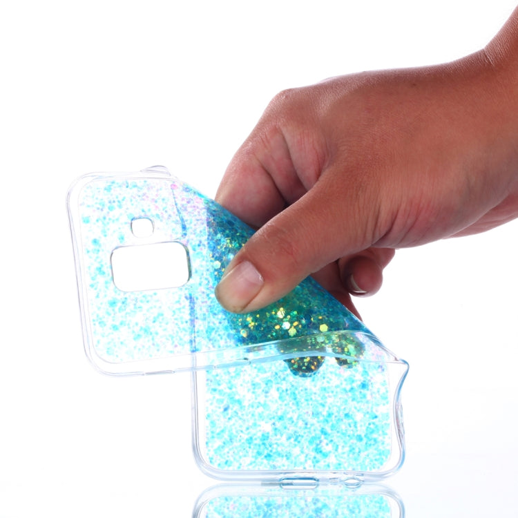 Colorful Glitter Powder Style Protective Soft Cover for Galaxy A6 (2018)