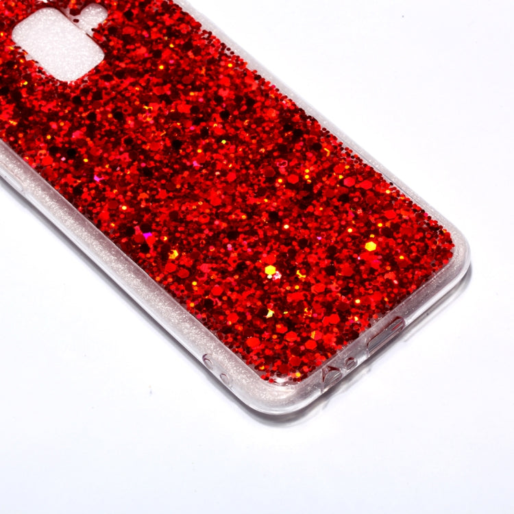 Colorful Glitter Powder Style Protective Soft Cover for Galaxy A6 (2018)