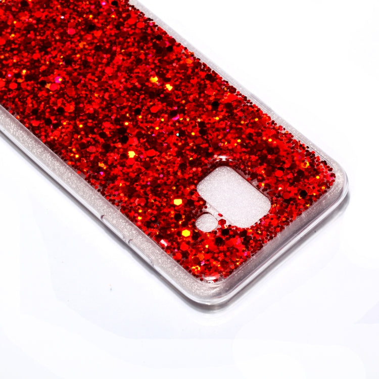 Colorful Glitter Powder Style Protective Soft Cover for Galaxy A6 (2018)