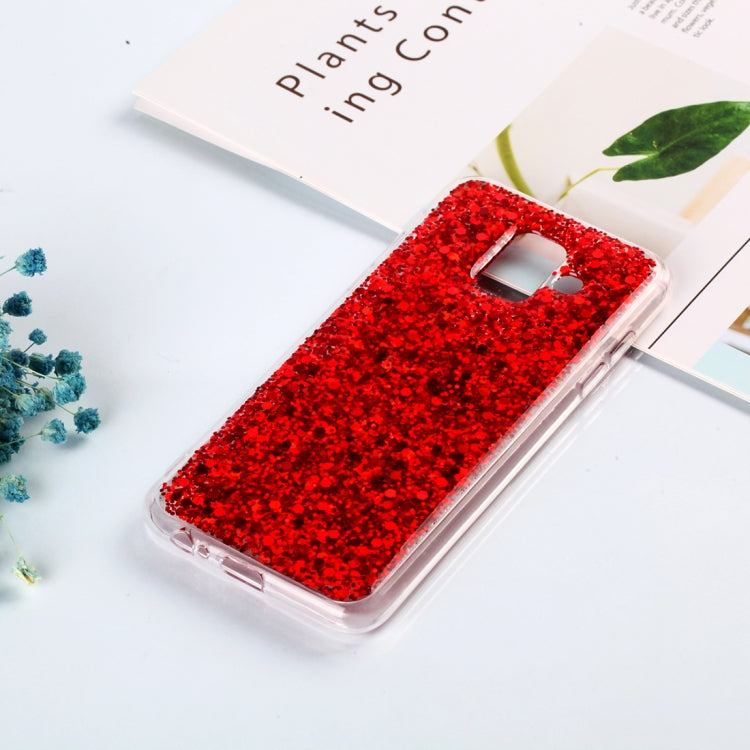 Colorful Glitter Powder Style Protective Soft Cover for Galaxy A6 (2018)