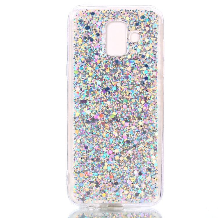 Colorful Glitter Powder Style Protective Soft Cover for Galaxy A6 (2018)