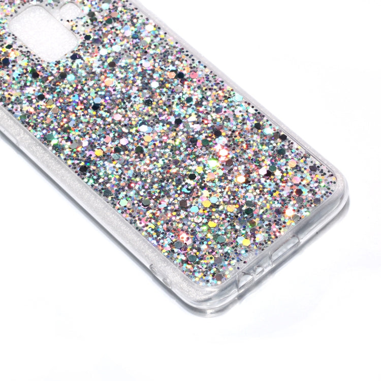 Colorful Glitter Powder Style Protective Soft Cover for Galaxy A6 (2018)