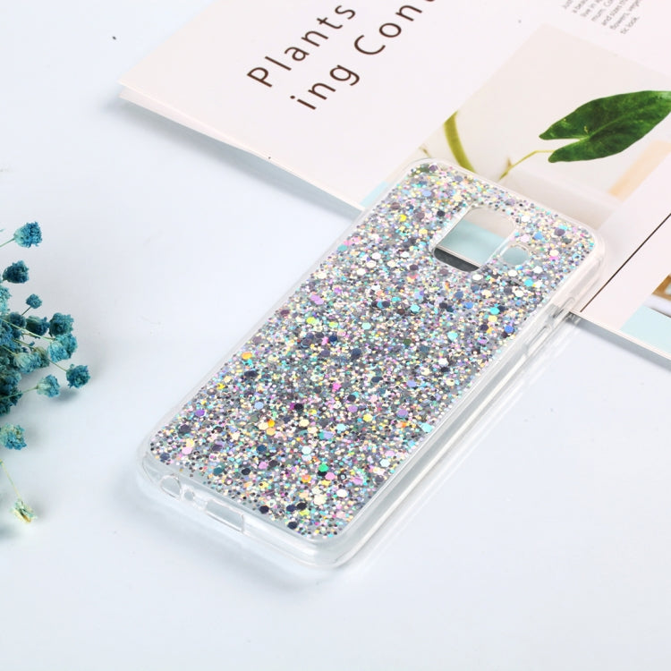 Colorful Glitter Powder Style Protective Soft Cover for Galaxy A6 (2018)