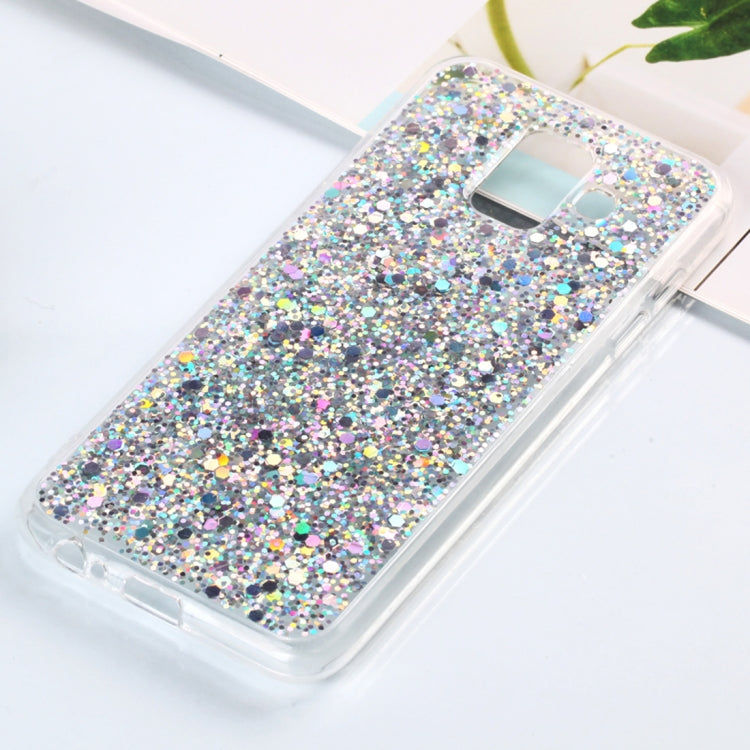 Colorful Glitter Powder Style Protective Soft Cover for Galaxy A6 (2018)