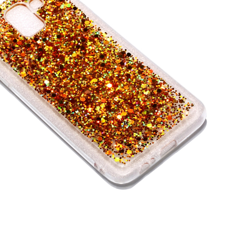 Colorful Glitter Powder Style Protective Soft Cover for Galaxy J6  ( EU  Version )