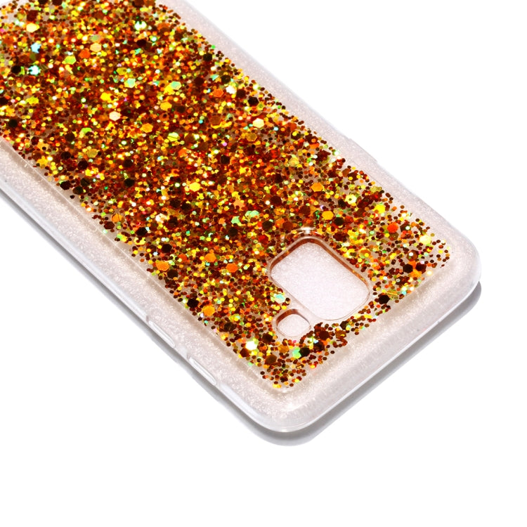 Colorful Glitter Powder Style Protective Soft Cover for Galaxy J6  ( EU  Version )