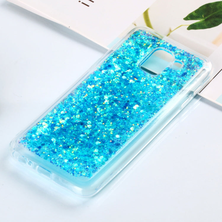 Colorful Glitter Powder Style Protective Soft Cover for Galaxy J6  ( EU  Version )