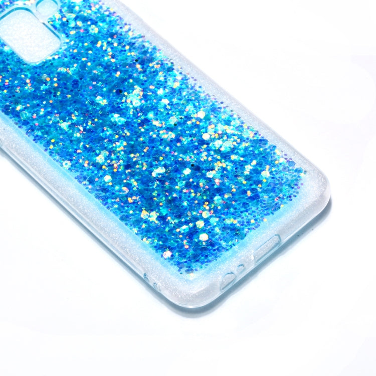 Colorful Glitter Powder Style Protective Soft Cover for Galaxy J6  ( EU  Version )