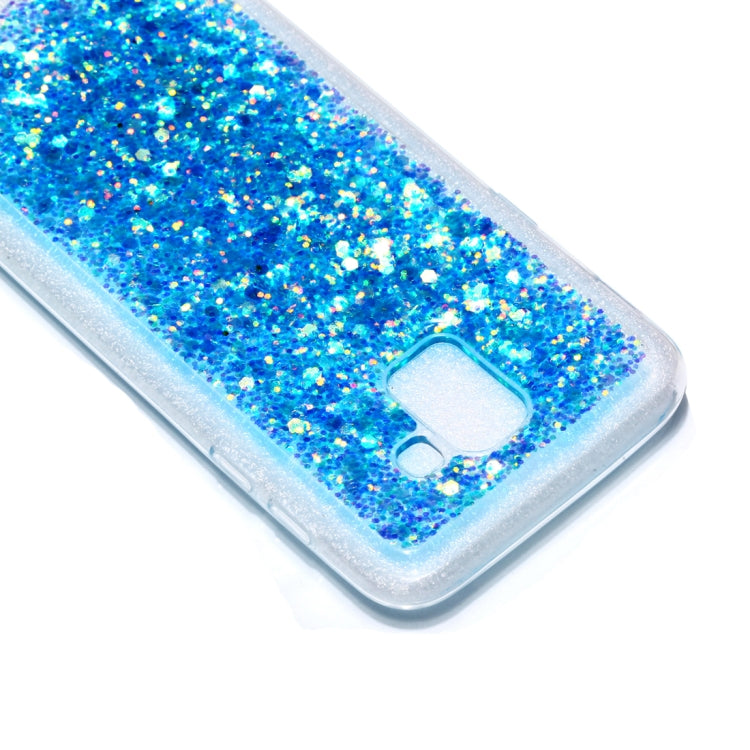 Colorful Glitter Powder Style Protective Soft Cover for Galaxy J6  ( EU  Version )