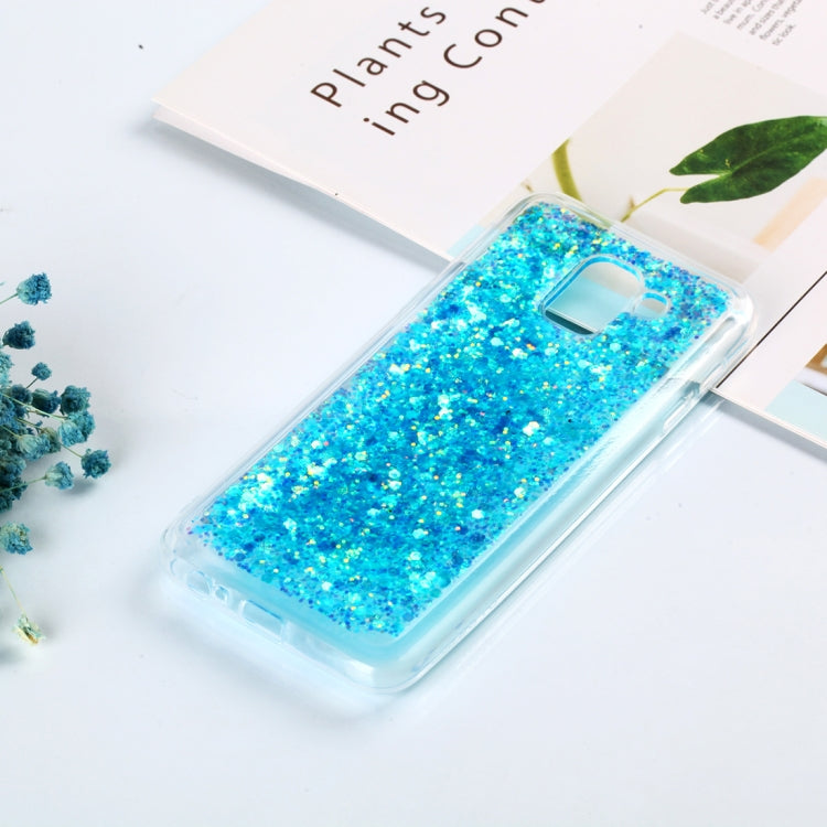 Colorful Glitter Powder Style Protective Soft Cover for Galaxy J6  ( EU  Version )