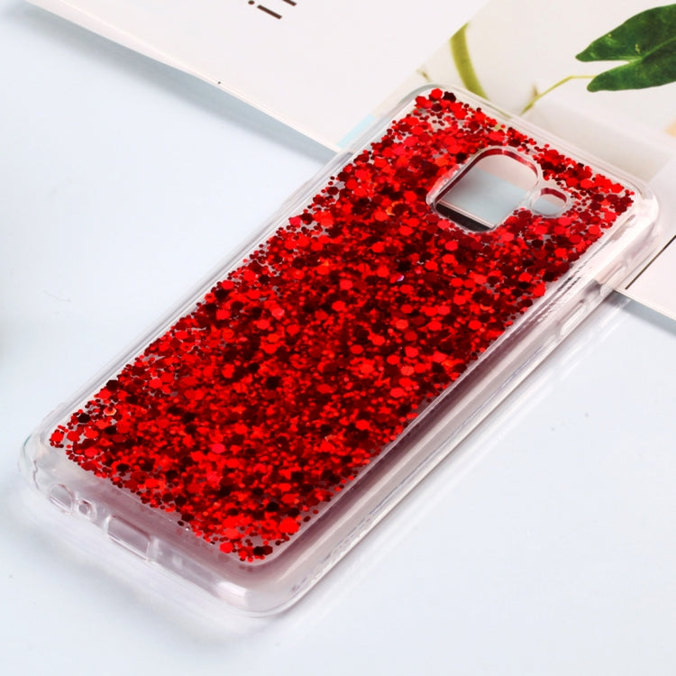 Colorful Glitter Powder Style Protective Soft Cover for Galaxy J6  ( EU  Version )