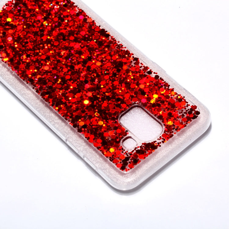 Colorful Glitter Powder Style Protective Soft Cover for Galaxy J6  ( EU  Version )