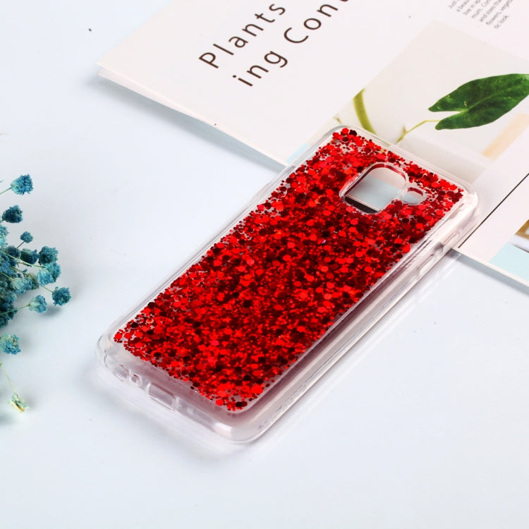 Colorful Glitter Powder Style Protective Soft Cover for Galaxy J6  ( EU  Version )