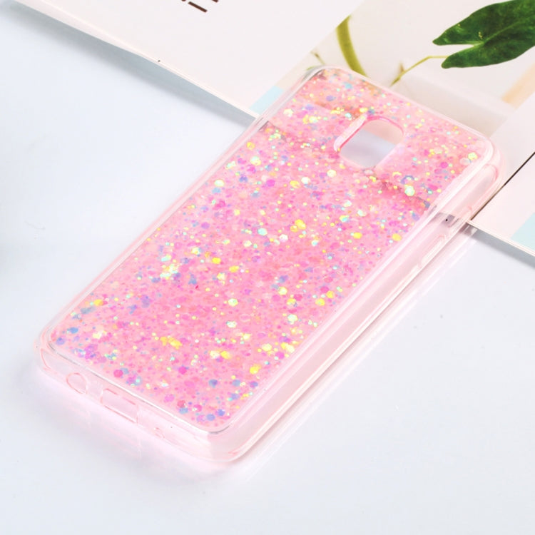 Colorful Glitter Powder Style Protective Soft Cover for Galaxy J4  ( US  Version )