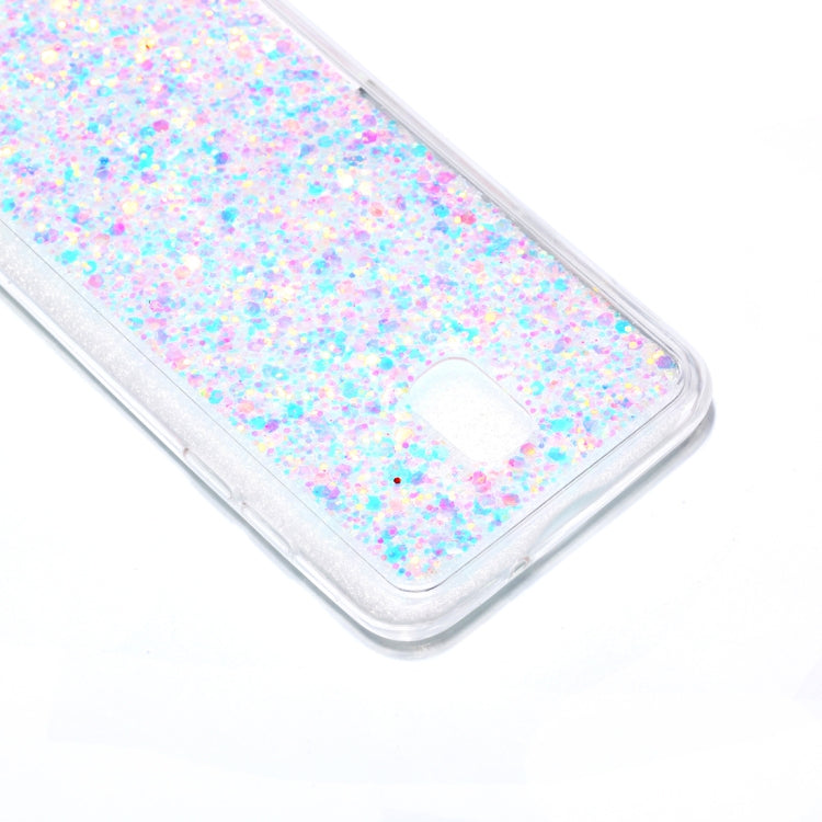 Colorful Glitter Powder Style Protective Soft Cover for Galaxy J4  ( US  Version )