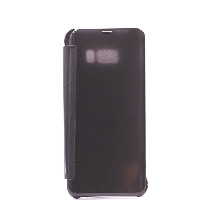 For Galaxy S8 PU + PC High Transparency Frosted Horizontal Flip Leather Case with Sleep / Wake-up Function